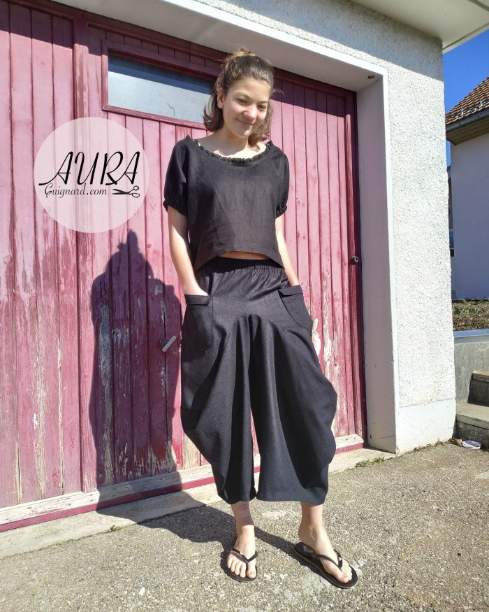 3 Sahara trousers PDF sewing pattern lagenlook style