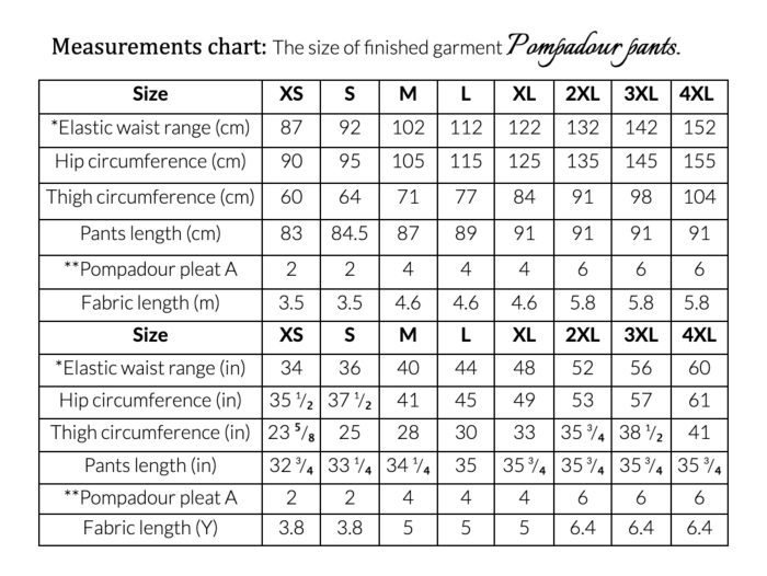 Pompadour pants pdf sewing pattern with sewing tutorial. - Image 8