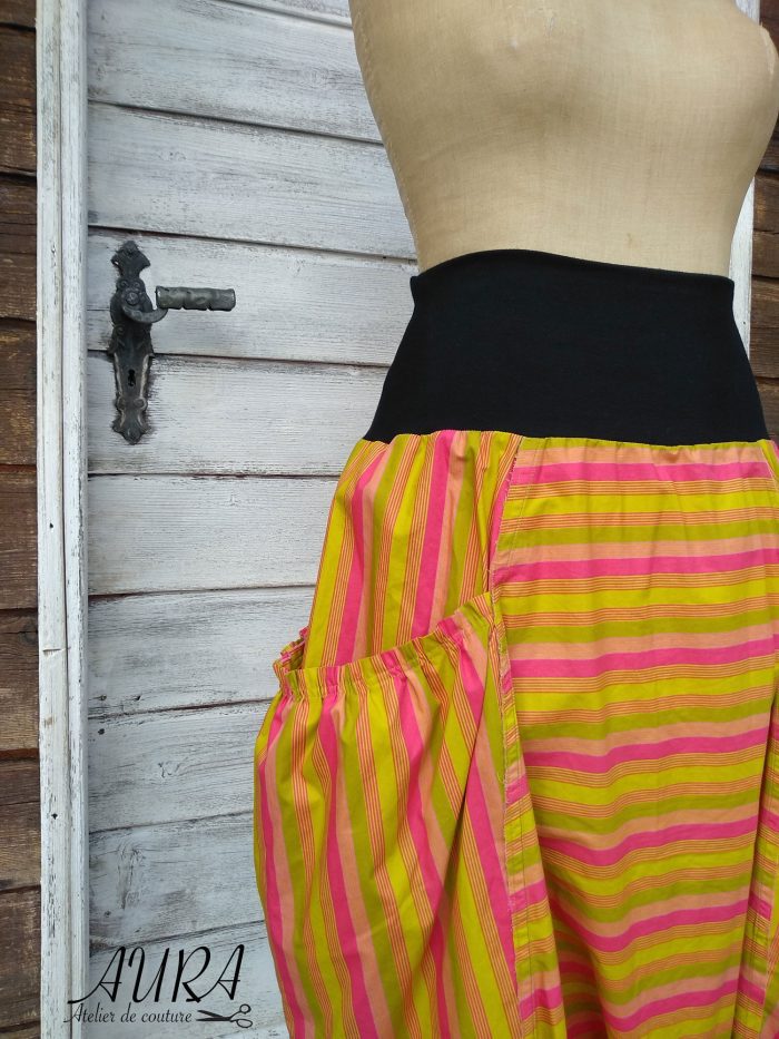 Ladybug Sarouel. Digital sewing pattern featuring a lagenlook style and big pockets. - Image 9