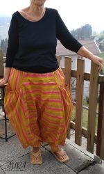 Ladybug Sarouel. Digital sewing pattern featuring a lagenlook style and big pockets. - Image 7