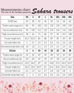 Sahara trousers PDF sewing pattern lagenlook style