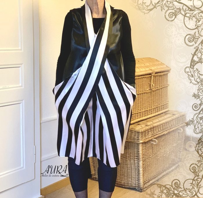 il_1140xN.4710878482_8esq Atchara dress digital sewing pattern. Cross front neck dress with sewing tutorial. - Image 8