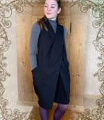 Atchara dress digital sewing pattern. Cross front neck dress with sewing tutorial. - Image 3
