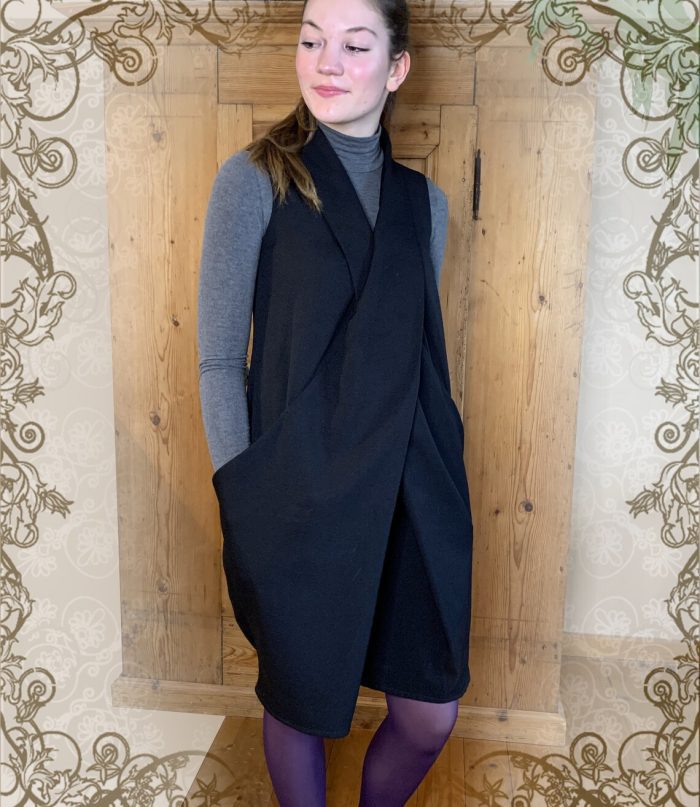 il_1140xN.4758971871_fw92 Atchara dress digital sewing pattern. Cross front neck dress with sewing tutorial. - Image 3