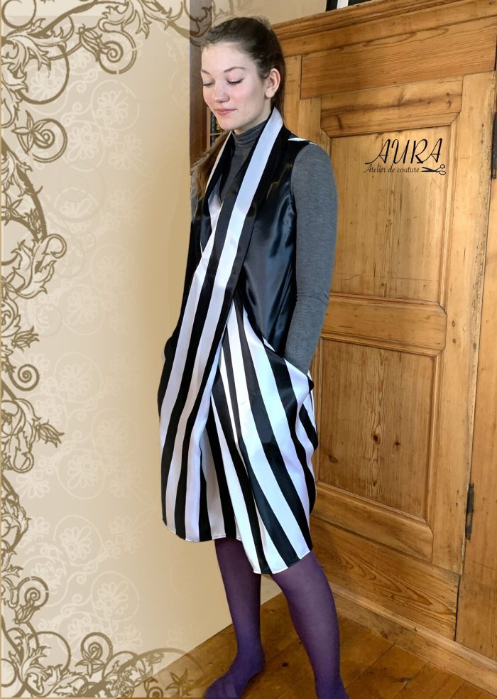 il_1140xN.4759259949_bsn3 Atchara dress digital sewing pattern. Cross front neck dress with sewing tutorial. - Image 6