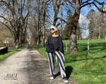 Thunya Cross-front pants digital sewing pattern with tutorial.