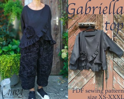 Cover Gabriella Lagenlook top