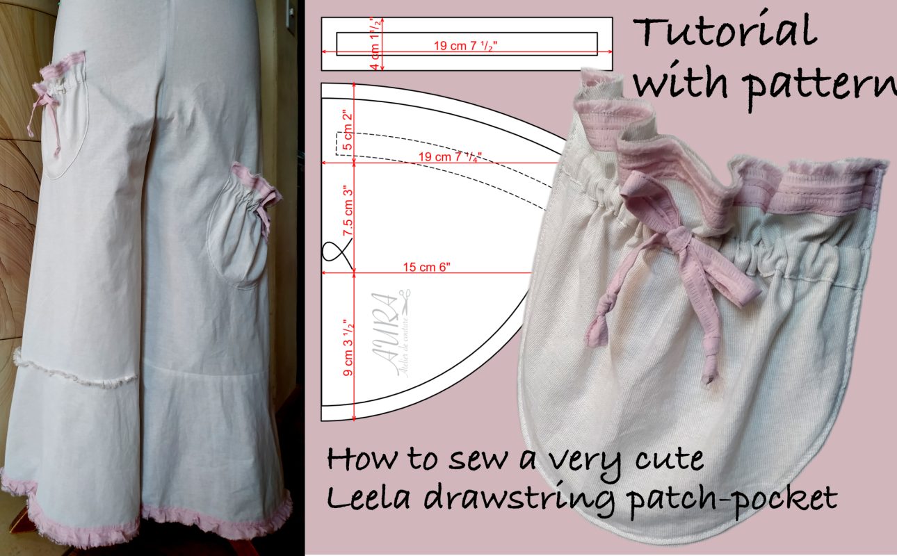 free lagenlook pocket sewing pattern by Aura Guignard