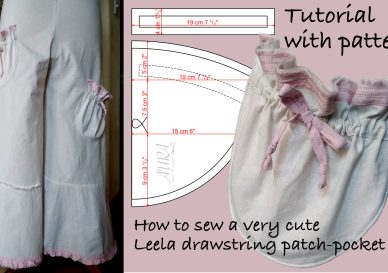 free lagenlook pocket sewing pattern by Aura Guignard